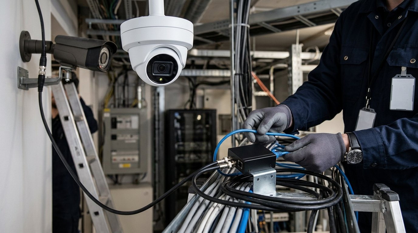 AHD Kamera Sistemlerinden IP'ye Geçiş: Mevcut Kablolama (BNC) ile Maliyet Etkin Dönüşüm Rehberi