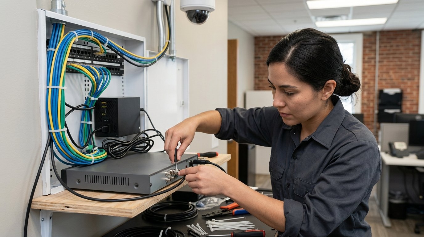 Güvenlik Kamerası Kablolama Planlaması: Cat6, BNC ve Power Jack Hataları