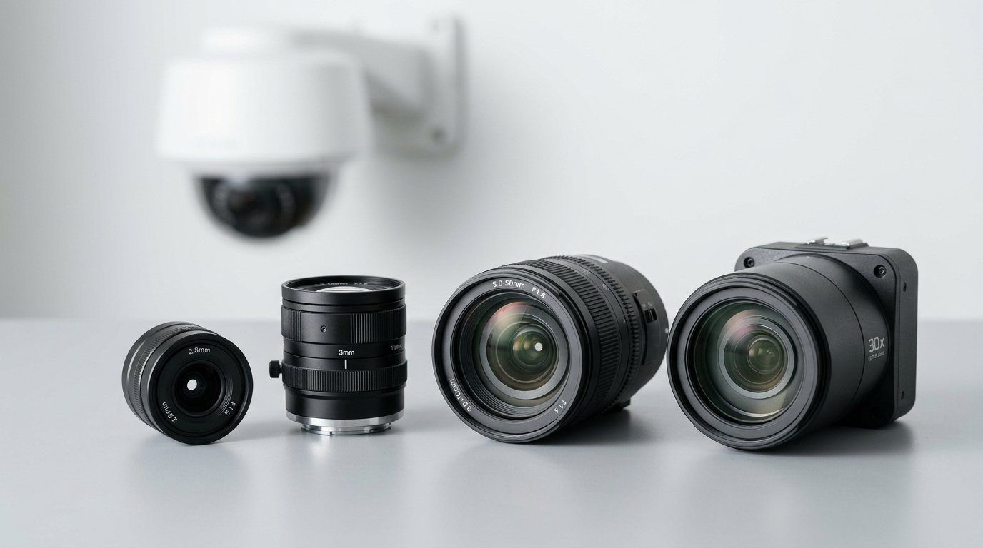Doğru Güvenlik Kamerası Lens Seçimi Rehberi: Sabit, Varifocal, PTZ
