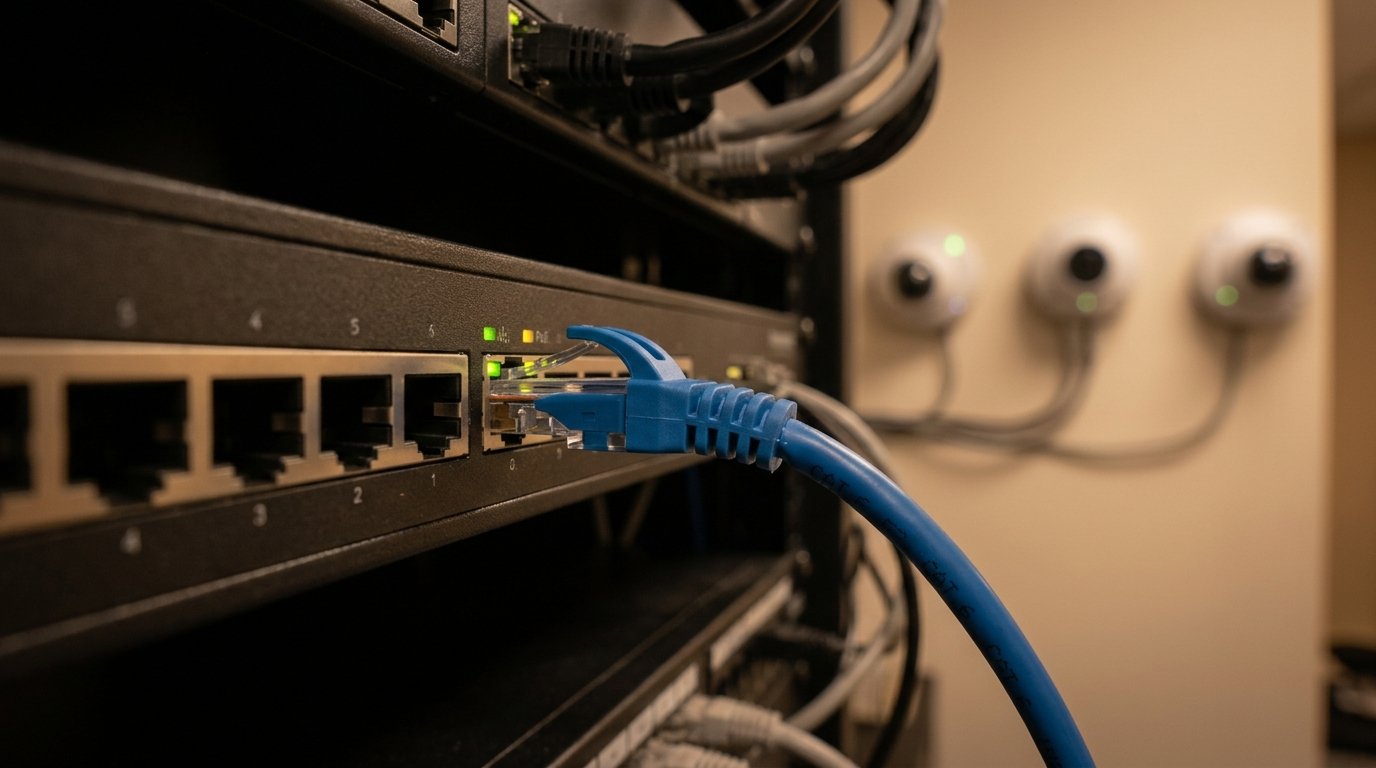 IP Kamera Sistemlerinde Görüntü Donması ve Gecikme Sorunları: CAT6 Kablo ve PoE Switch ile Ağ Optimizasyonu