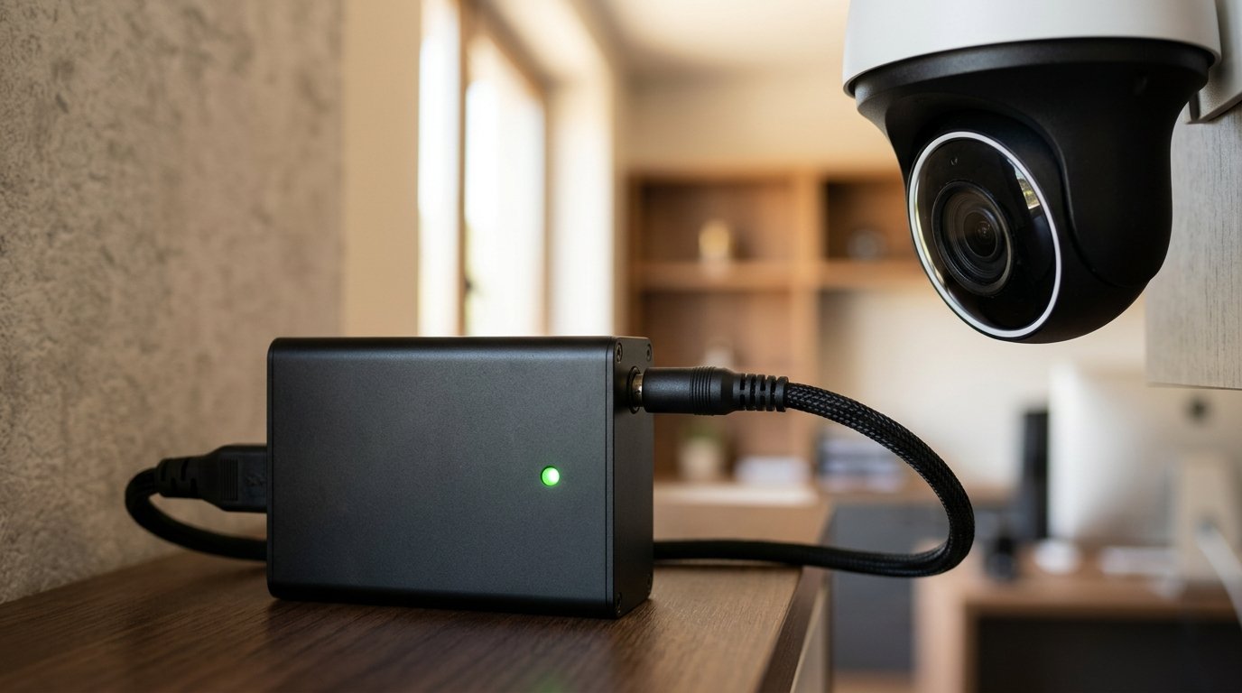 Kadraj Güvenlik ile Kesintisiz İzleme: 12V UPS Lityum Bataryalı Adaptörler