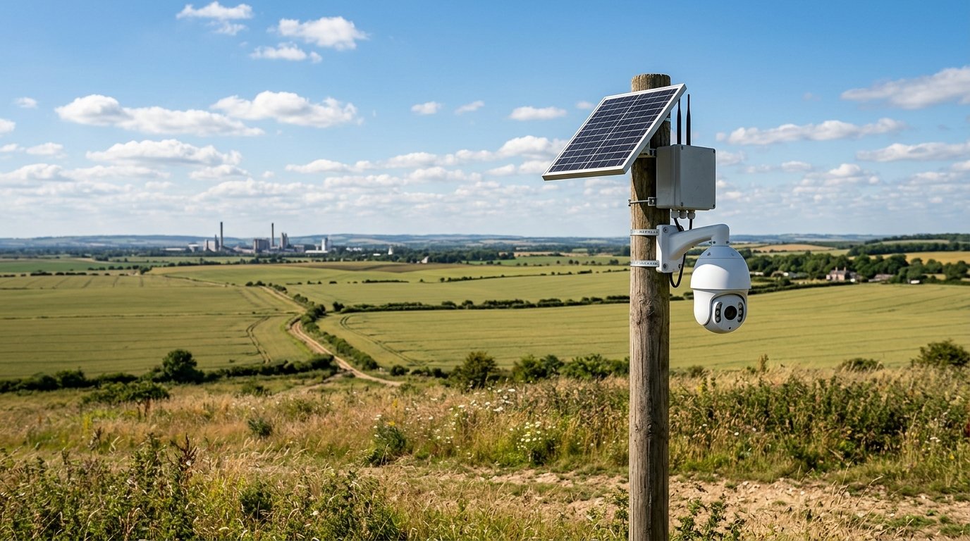 Kırsal ve Endüstriyel Alanlarda Kesintisiz Gözetim: Kadraj Yüksek Kapasiteli Bataryalı ve Solar Panelli 4G Kamera Seçimi