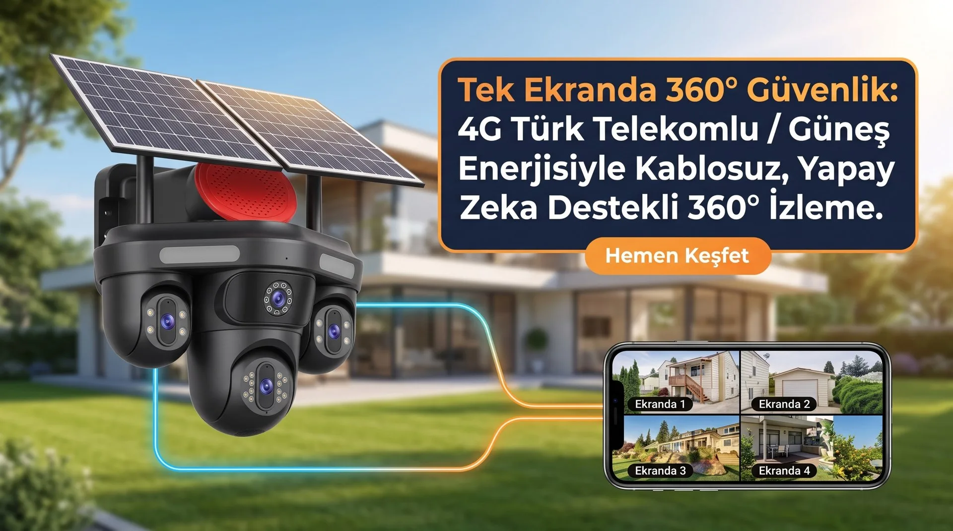 Tek Ekranda 360° Güvenlik: 4G Türk Telekomlu