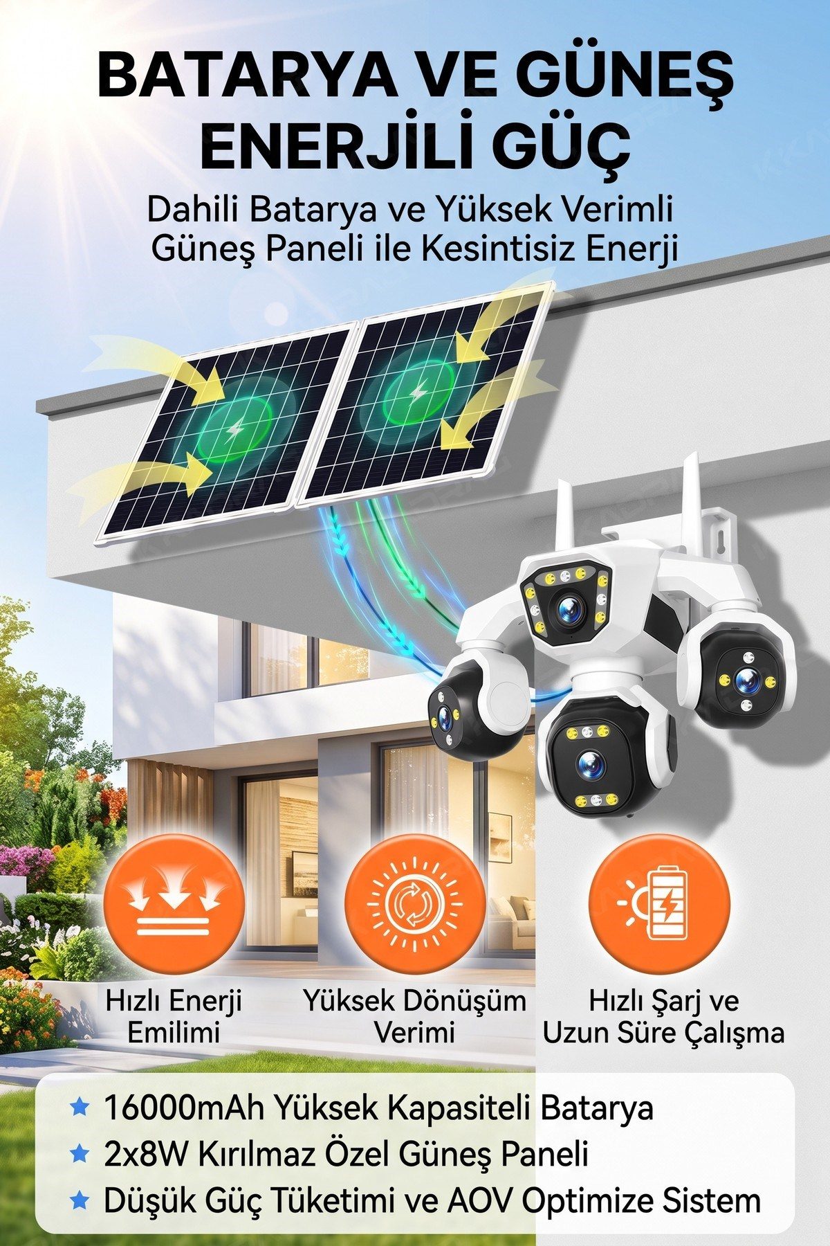 KDJ-SG407 Yüksek Verimli Güneş Paneli
