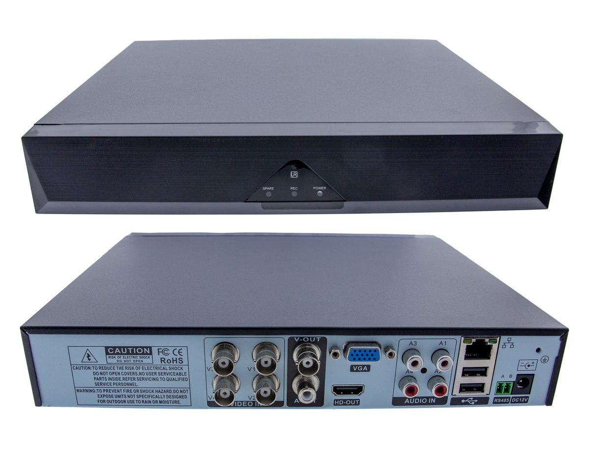 Kadraj Kadraj 4 Kanal 5MP Kamera Kayıt Cihazı AHD DVR 1080P H265+ Plus 5in1 Hibrit Xmeye