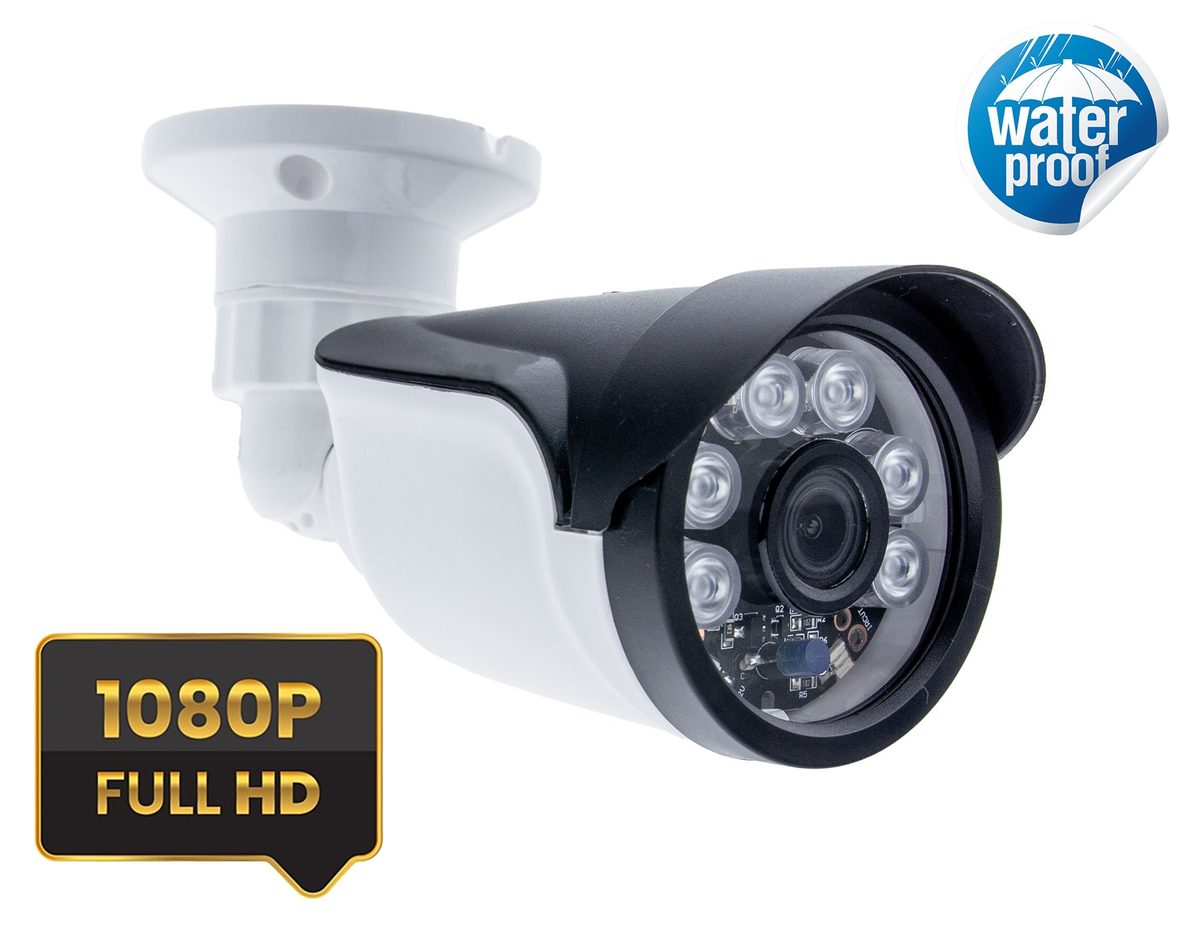 Kadraj Kadraj 5mp Sony SecuLensli 1080p 6 Atom Led Gece Görüşlü Su Geçirmez Plastik Kasa Fullhd Güvenlik Kamerası
