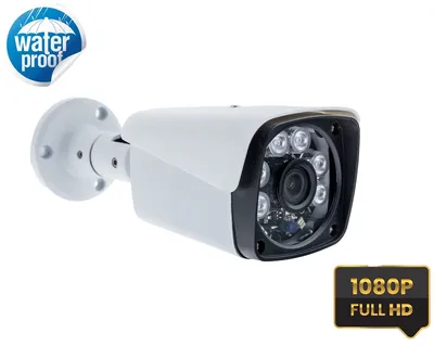 Kadraj Kadraj 5MP Sony SecuLensli 1080P Full HD AHD 6 ATOM LED Güvenlik Kamerası Metal Aluminyum Kasa Su Geçirmez