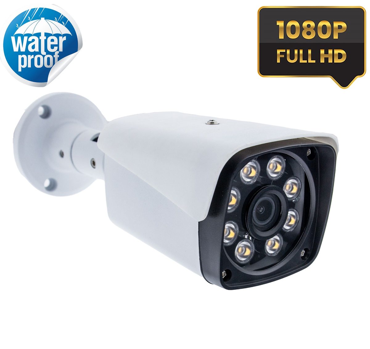 Kadraj Kadraj 5MP Sony SecuLensli 1080p Full HD AHD Güvenlik Kamerası - Gece Görüşlü, 8 Ultra Warm Led, Colorvu Teknolojisi, Metal Aluminyum Kasa