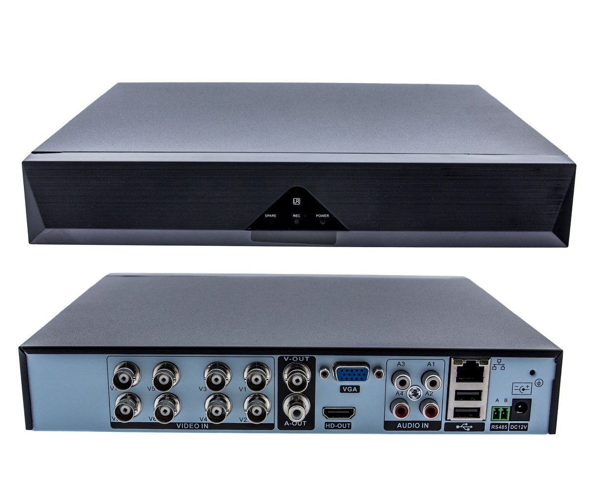 Kadraj Kadraj 8 Kanal 5MP 1080P Kamera Kayıt Cihazı AHD DVR H265+ Plus 5in1 Hibrit Xmeye