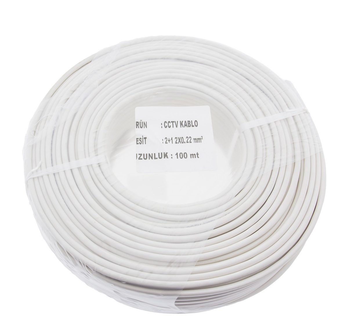 Kadraj Kadraj CCTV Kablo 2+1 2x0,22 mm² 100 mt - Güvenlik Kamerası İçin