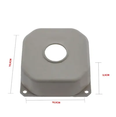 Kadraj Kadraj Kamera Montaj Orta Boy Buat Kutusu Beyaz - 10.5x10.5x3.5 cm SET 10'lu