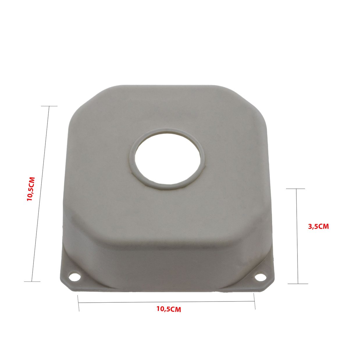 Kadraj Kadraj Kamera Montaj Orta Boy Buat Kutusu Beyaz - 10.5x10.5x3.5 cm SET 10'lu