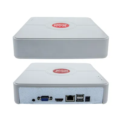 Kadraj Kadraj NVR Kayıt Cihazı 9 Kanal 5MP 1080P H265 5in1 Hibrit P6SLite