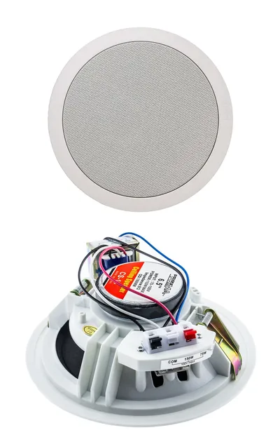 PRIMA PRIMA CS-13 Tavan Hoparlörü - 150W, 6.5 inç, 70-100V Giriş, 8 Ohm, Estetik Tasarım, Kolay Montaj
