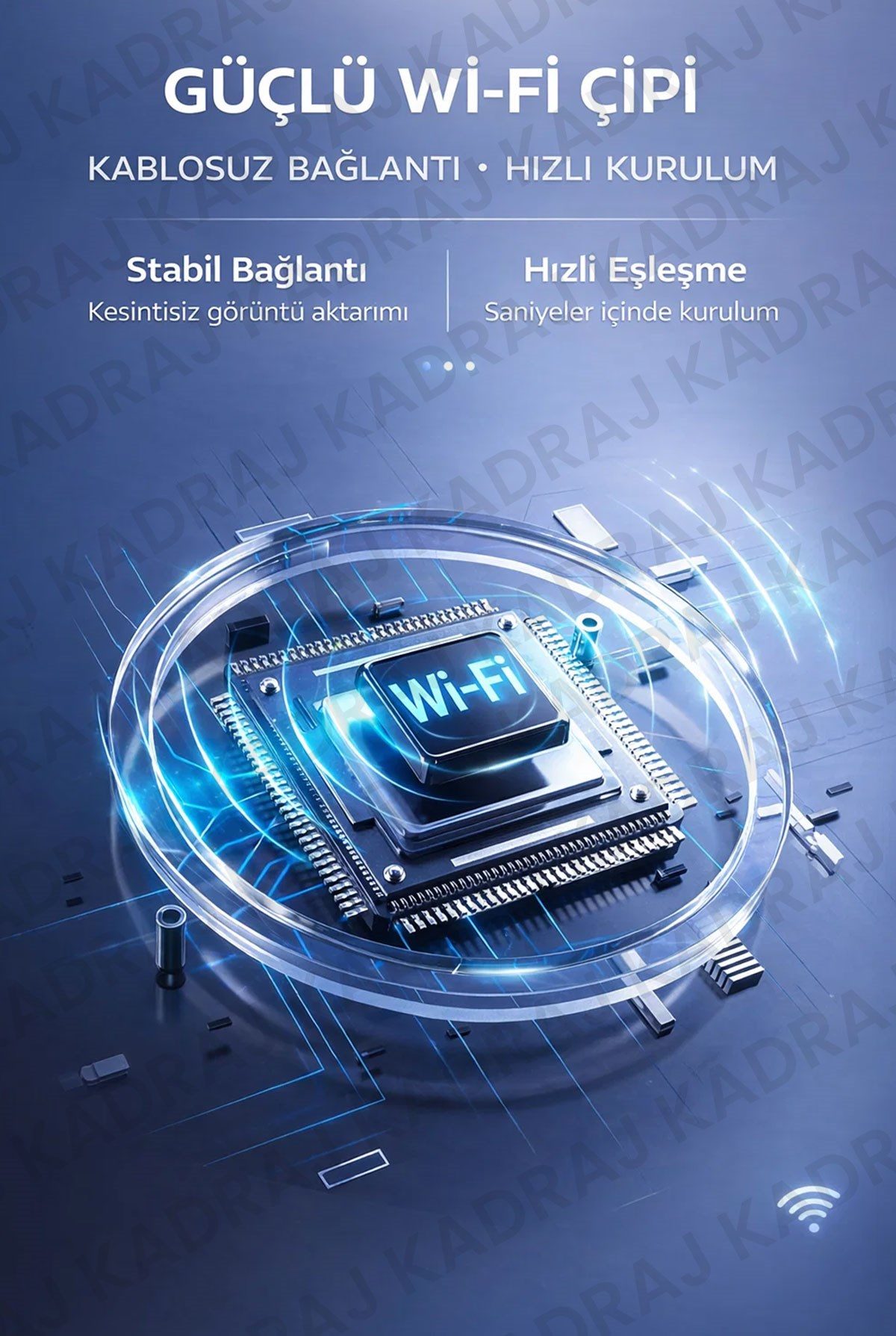 Kadraj Solar Panelli + WIFI Kamera, Dahili Batarya , 3 LENS, Polis Çakarı, Sesli Alarm, 2 Yönlü Konuşma, Anlık Bildirim - görsel 3